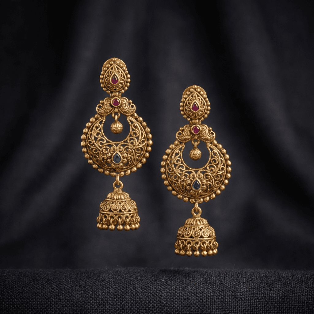 Antique Gold Earrings